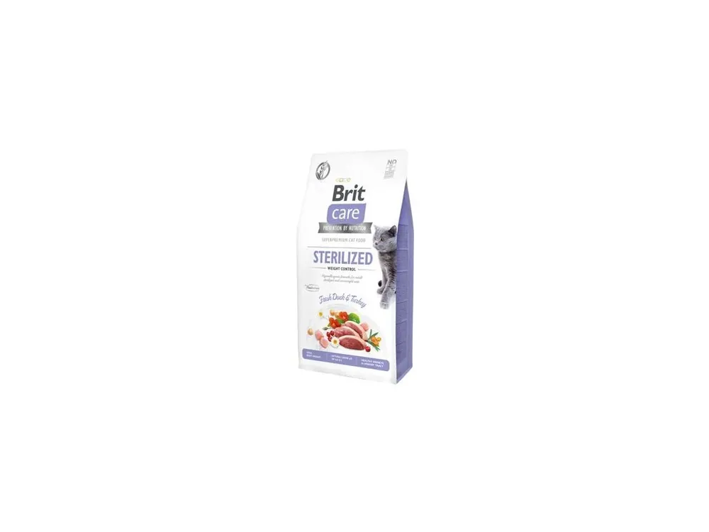 Brit Care Cat GF Sterilized Weight Control 7kg Časově Omezené
