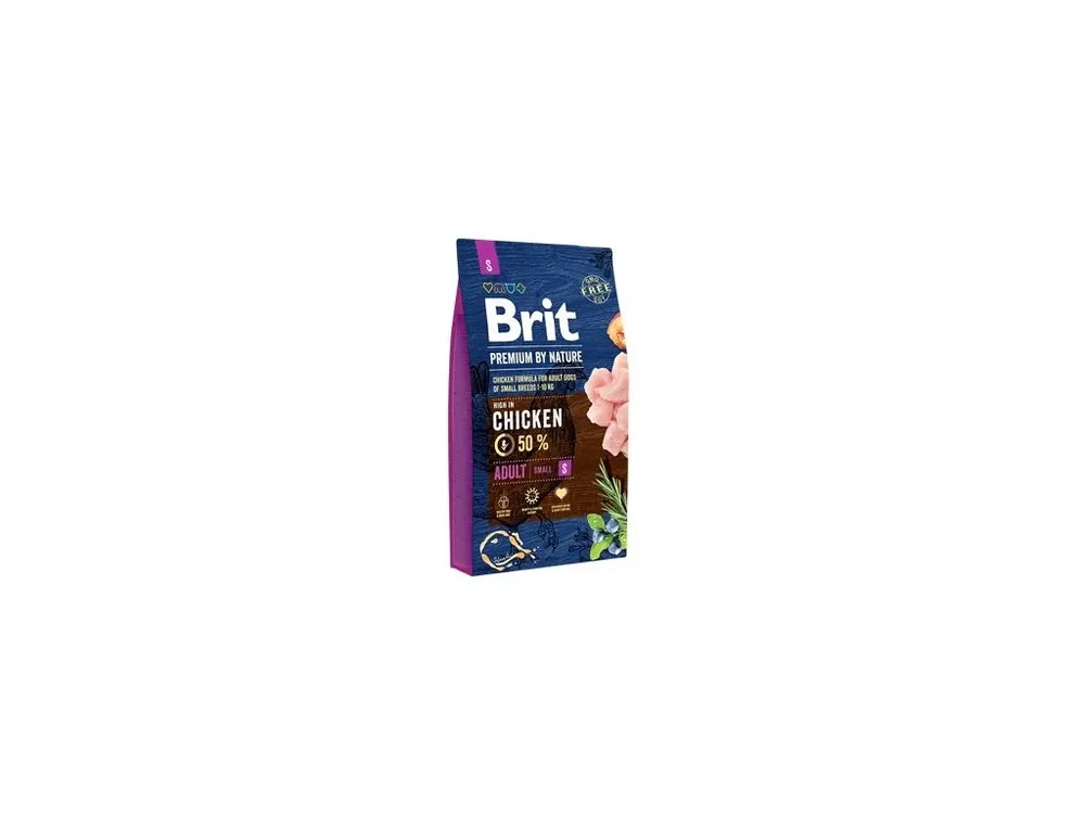 Brit Premium Dog by Nature Adult S 8kg Akční Cena