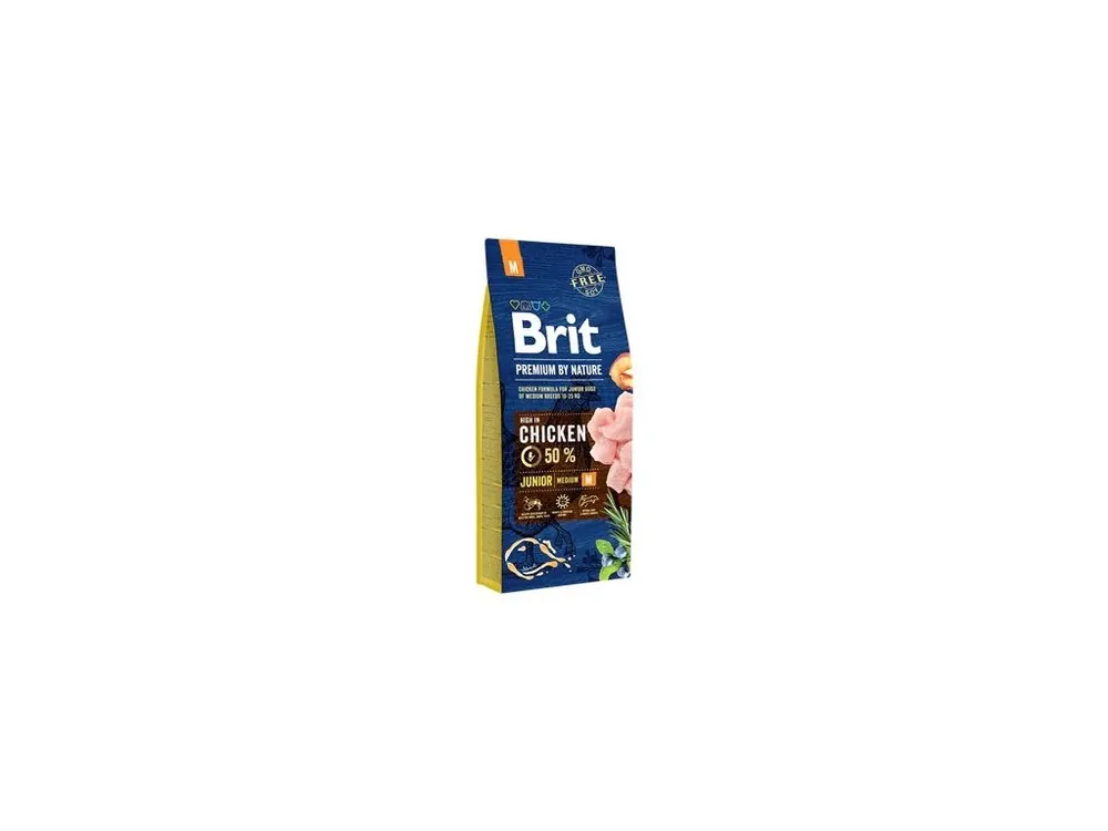 Bezpečná Platba Brit Premium Dog by Nature Junior M 15kg