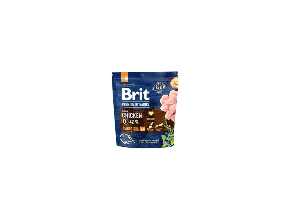 Brit Premium Dog by Nature Senior S+M 1kg Výhodná Nabídka