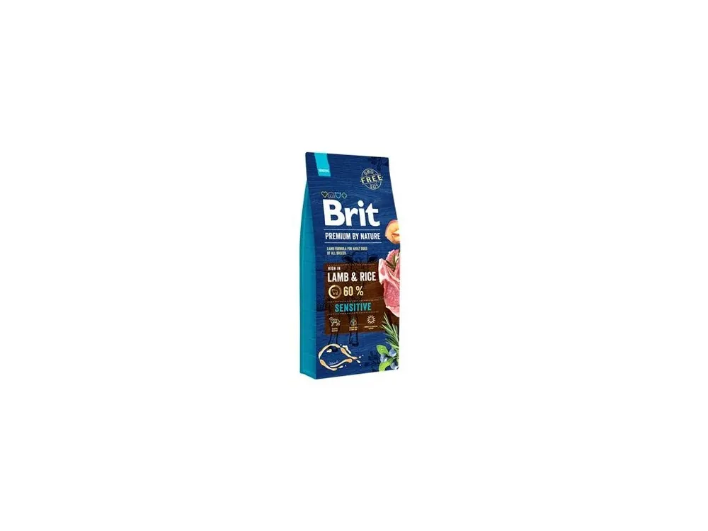 Akční Cena Brit Premium Dog by Nature Sensitive Lamb 15kg