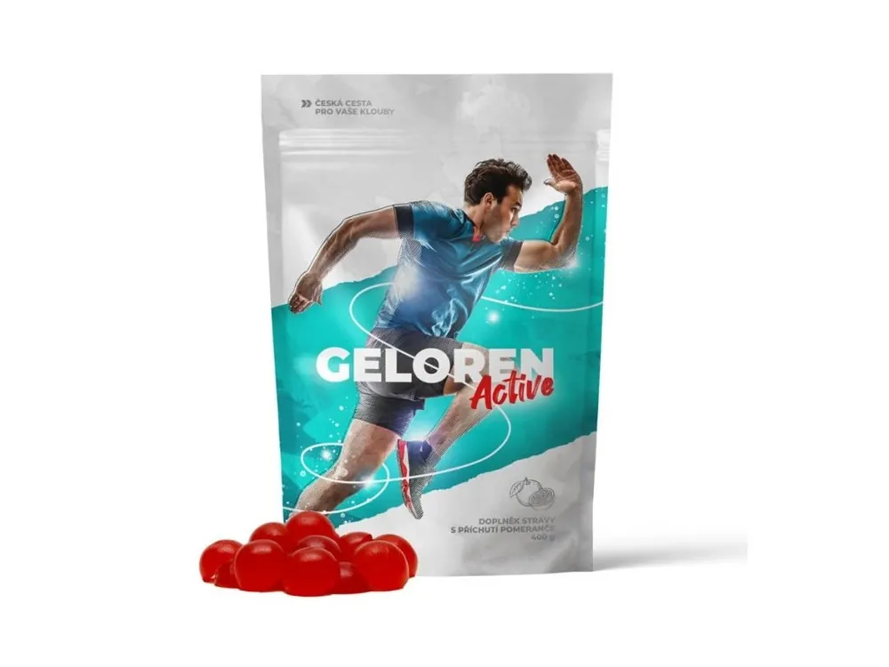 Geloren Active kloubní výživa pro lidi 90 tbl pomeranč Oblíbený