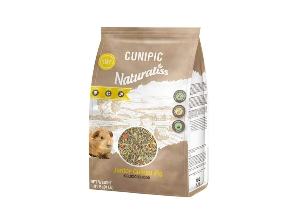 Cunipic Naturaliss Guinea Pig Junior - mladé morče 1,81 kg Nejprodávanější