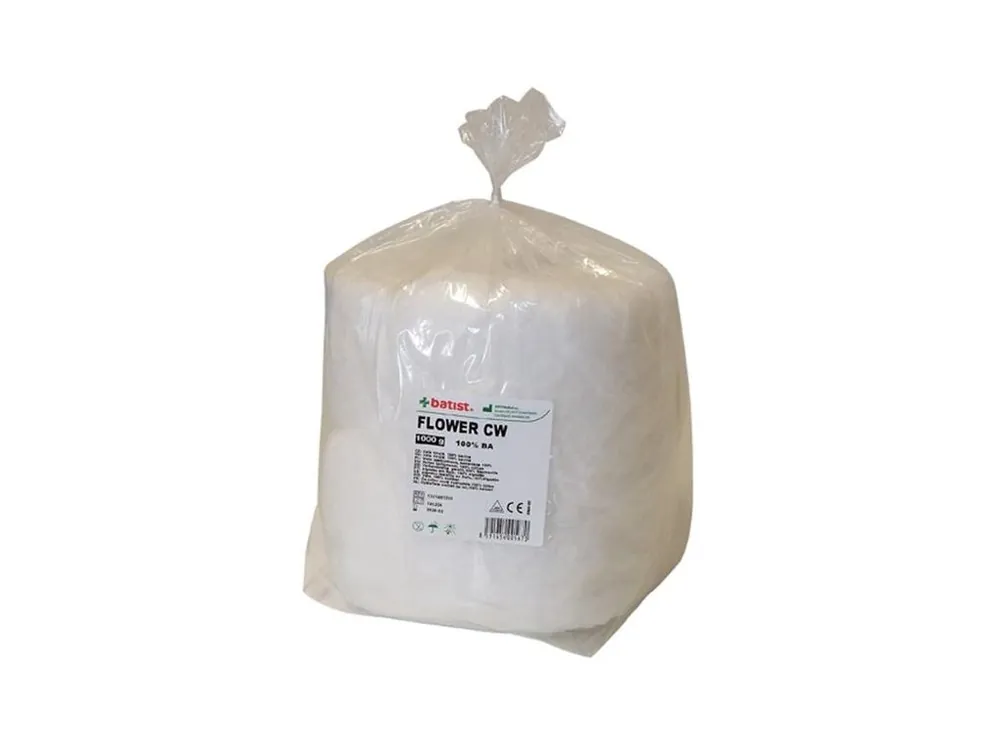 Sleva Vata obvazová vinutá 100% bavlna 1kg