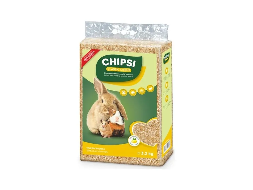 Podestýlka hlod. Chipsi Citrus 60l, 3,2kg Autentický