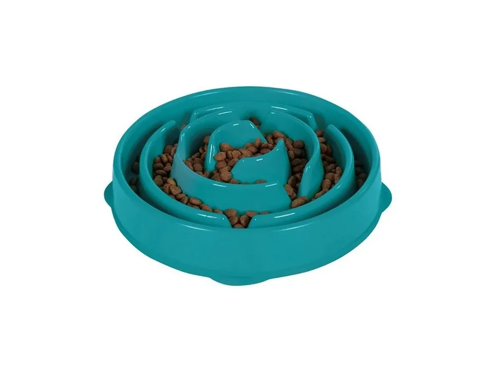 Levný Miska plast interaktivní Fun Feeder tyrkysová large