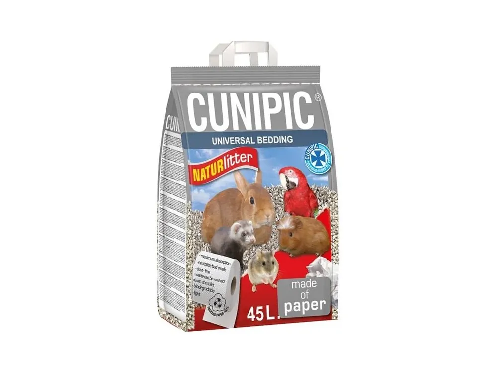 Ihned K Objednání Podestýlka pro hlodavce Naturlitter paper Cunipic 45l / 12,5kg