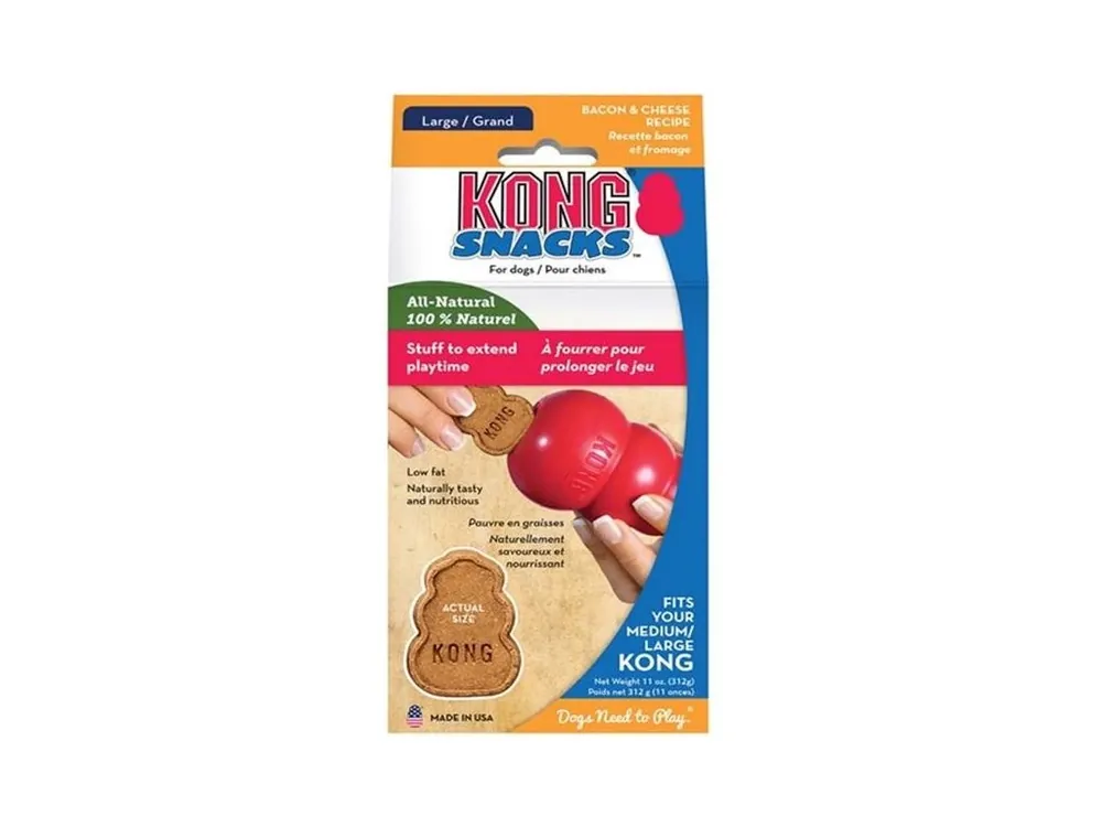 Pamlsek do hraček KONG Snacks Bacon & Cheese L Objednat Nyní