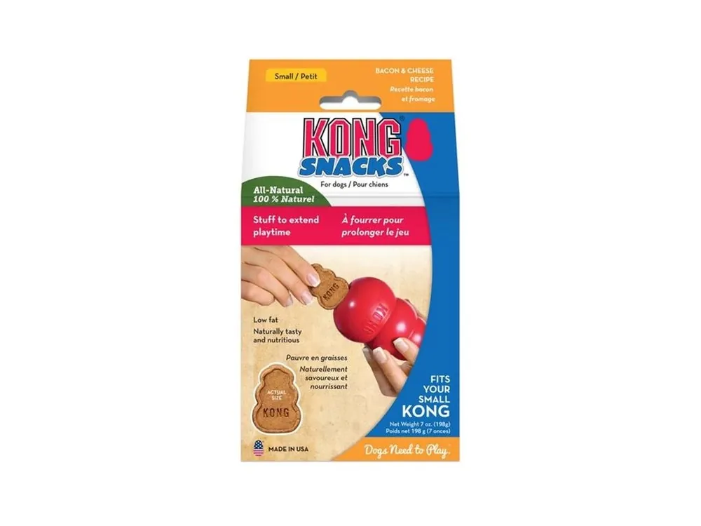 Pamlsek do hraček KONG Snacks Bacon & Cheese S Vysoce Kvalitní