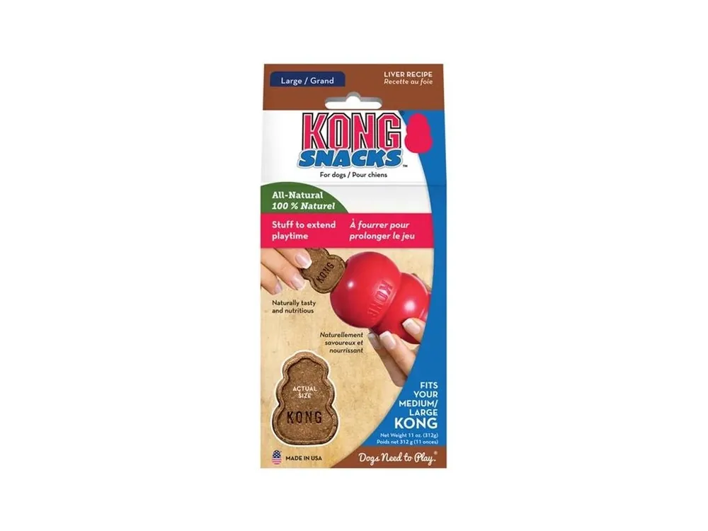 Finální Výprodej Pamlsek do hraček KONG Snacks Liver L