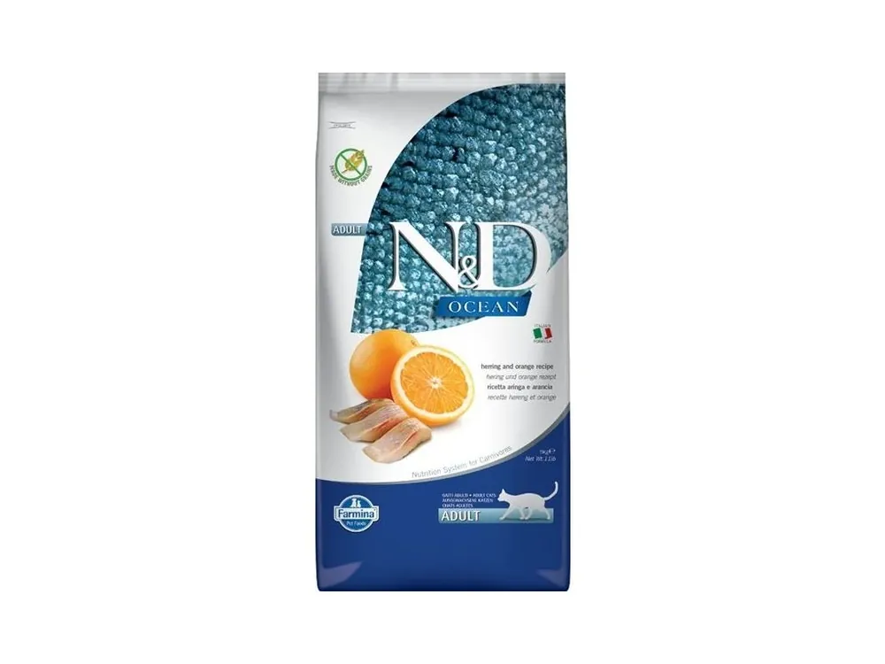Kup Teď N&D OCEAN Cat GF Herring & Orange Adult 10 kg