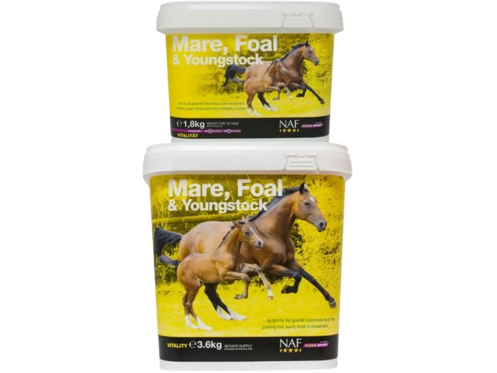 Vitamíny a minerály pro březí klisny, hříbata a mladé koně Mare, Foal and Youngstock, kyblík 1,8 kg Cenová Bomba