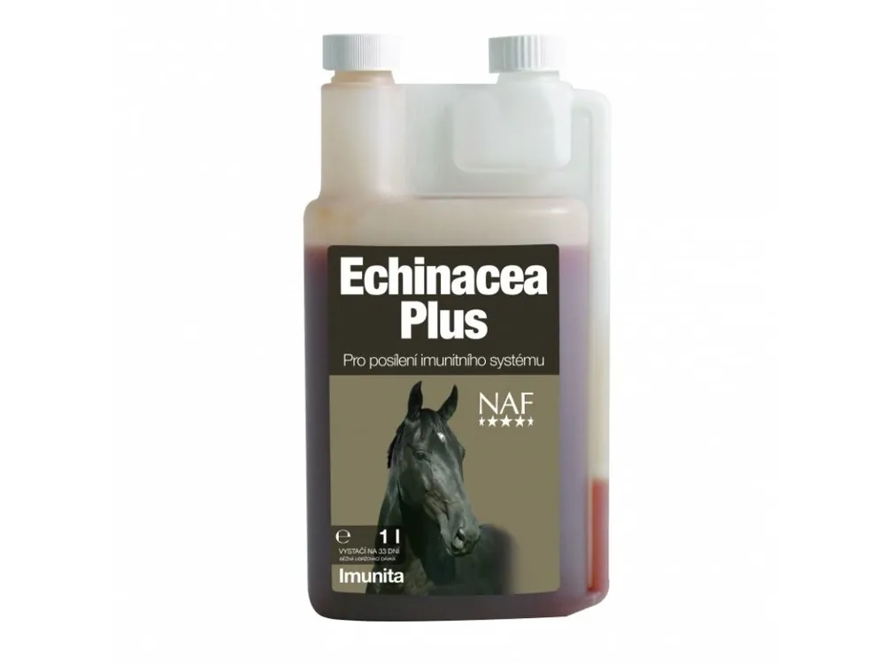 Zlevněný Echinacea plus, tekutá podpora imunitního systému s přírodním vitamínem C, láhev s dávkovačem 1000 ml