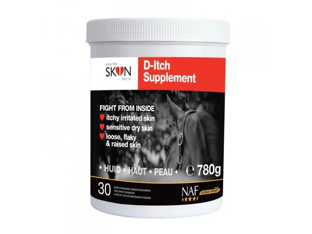 D-Itch Supplement účinný krmný doplněk proti podrážděné pokožce nejen pro muchaře, balení 780g Akce