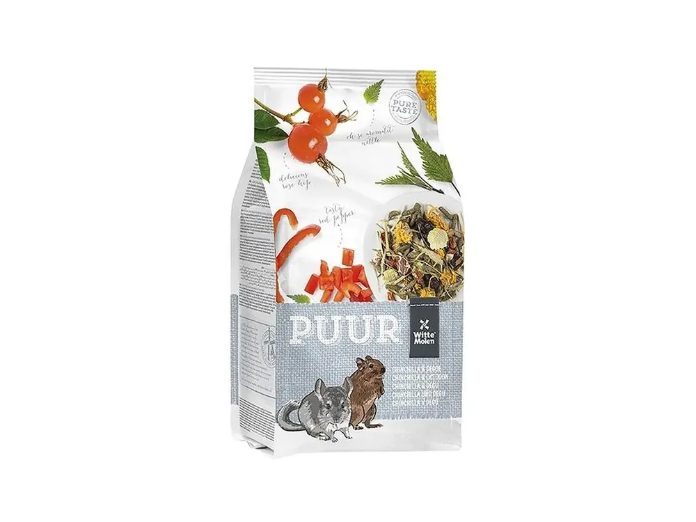 PUUR chinchilla & degu - činčila, osmák 2 kg Rychlé Dodání