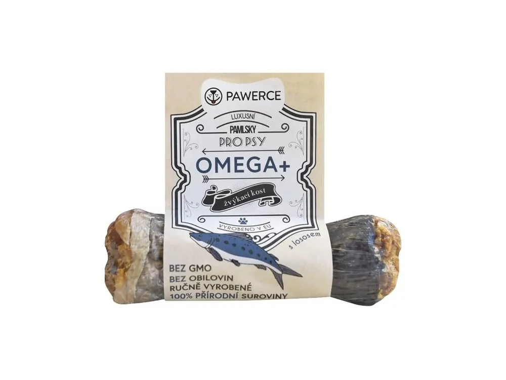 Pawerce žvýkací kost plněná OMEGA+ 10cm Sleva