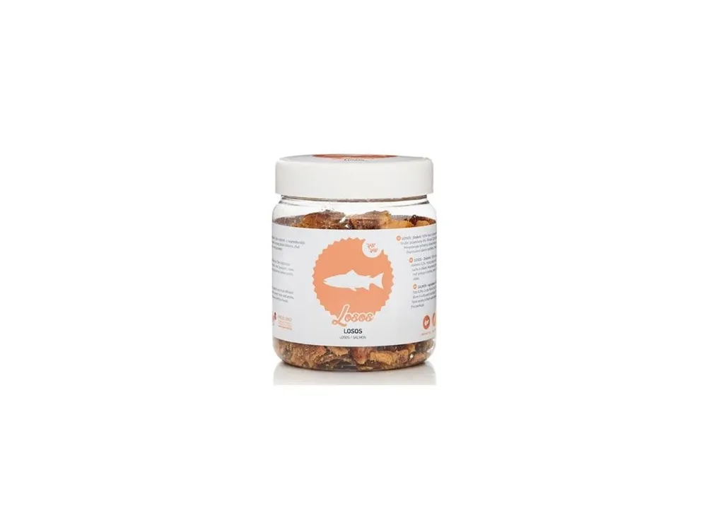 Výprodej Raw Raw pochoutka mrazem sušený Losos maso 110g