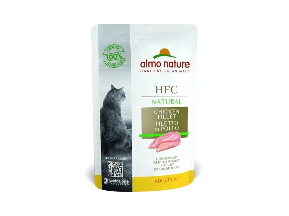 Almo Nature cat kaps. Natural-kuřecí filet 55g Super Cena