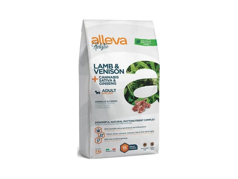 ALLEVA HOLISTIC Dog Dry Adult Lamb&Venison Mini 2kg Přímo Od Výrobce