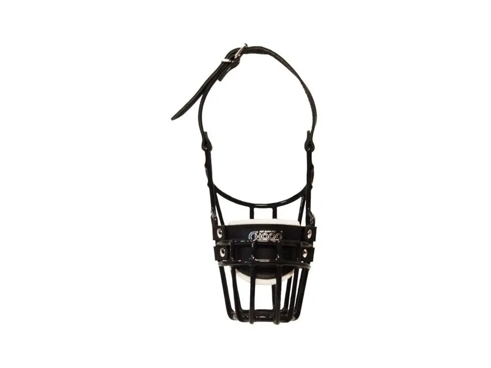 Rychlé Dodání Náhubek kovový Bulteriér - fena, gumoplast 100 x 120 x 100 mm