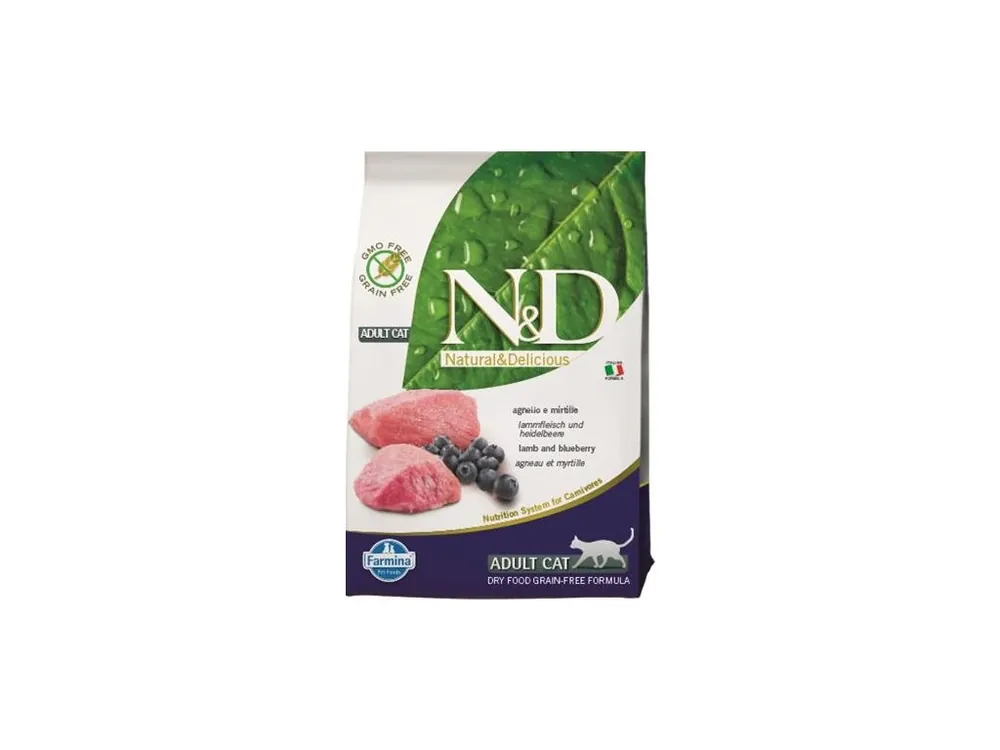 N&D PRIME Cat GF Lamb & Blueberry Adult 300 g Časově Omezené
