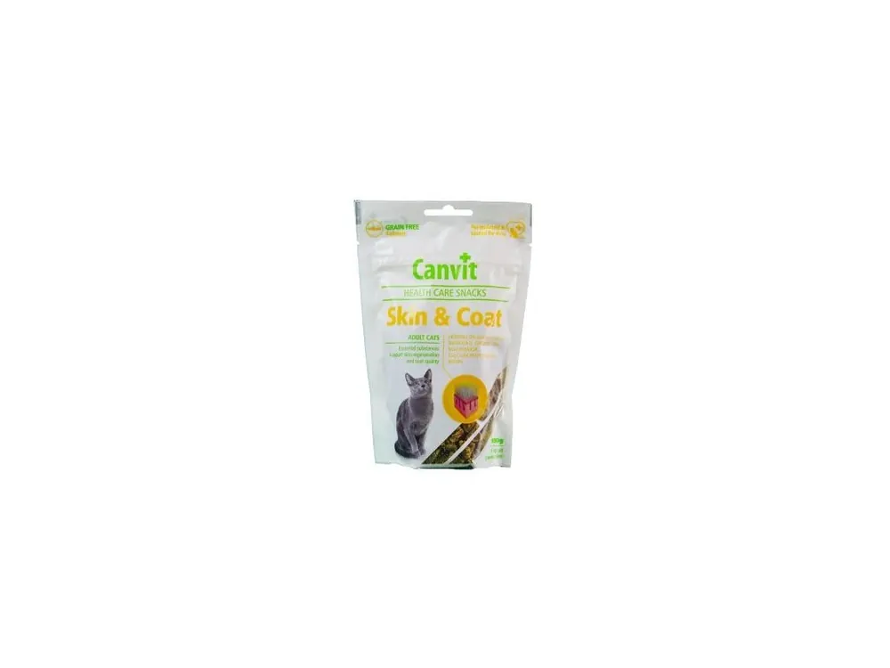 Omezená Nabídka Canvit Snacks CAT Skin & Coat 100g