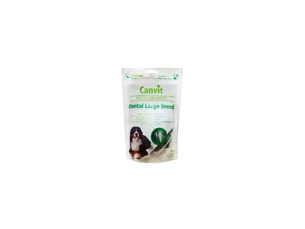 Canvit Snacks Dental Large Breed-Duck 250g Expresní Doručení