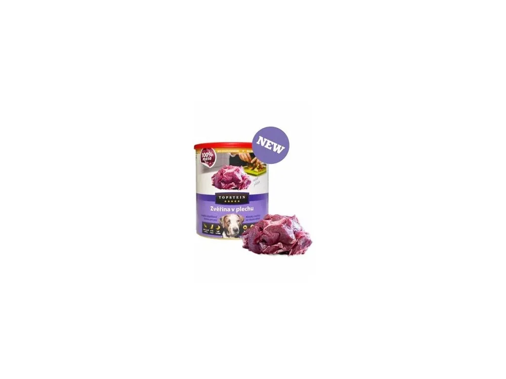 Objednat Nyní Topstein Zvěřina v plechu 800g