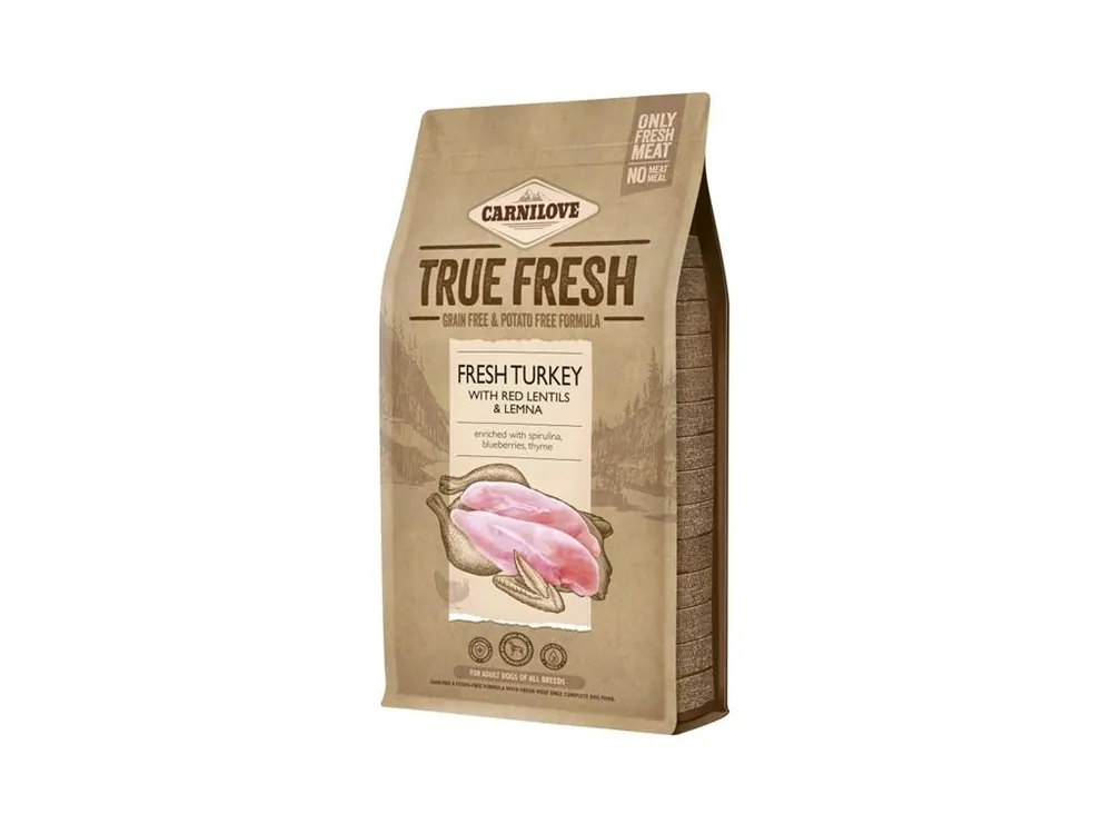 Carnilove Dog True Fresh Adult Turkey 1,4 kg Dokud Zásoby Vydrží