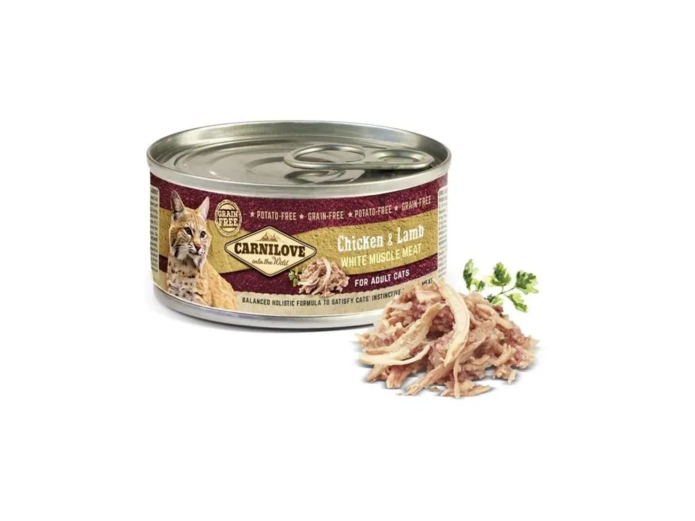 Nejprodávanější Carnilove Cat WMM konz. Adult Chicken & Lamb 100 g