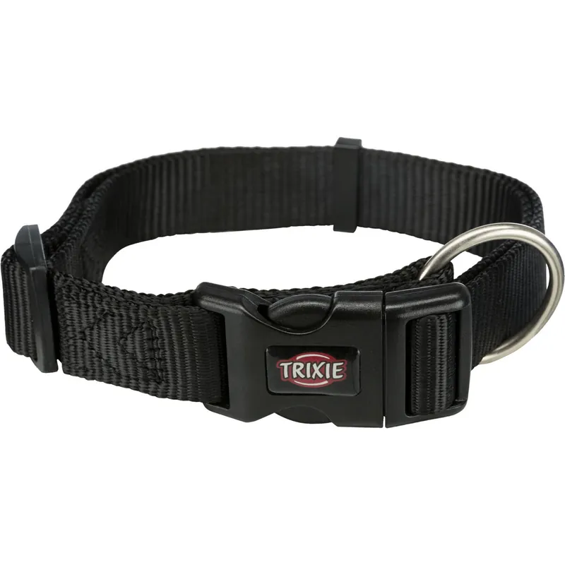 Cenový Hit TRIXIE Obojek PREMIUM - černý L-XL 40-65cm/25mm