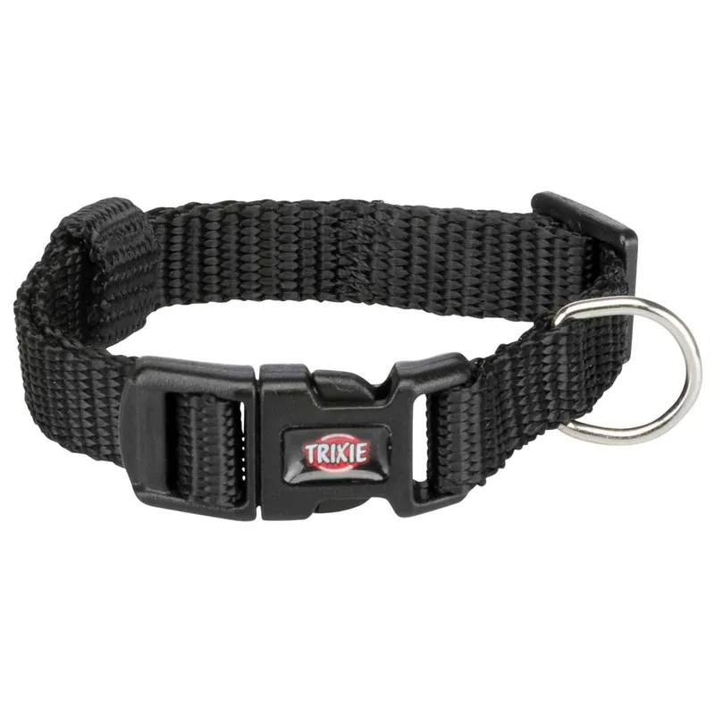 TRIXIE Obojek PREMIUM - černý XXS-XS 15-25cm/10mm Autentický