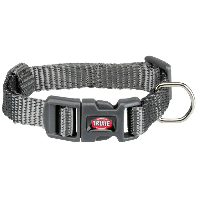 TRIXIE Obojek PREMIUM - grafit XXS-XS 15-25cm/10mm Jen Po Omezenou Doba