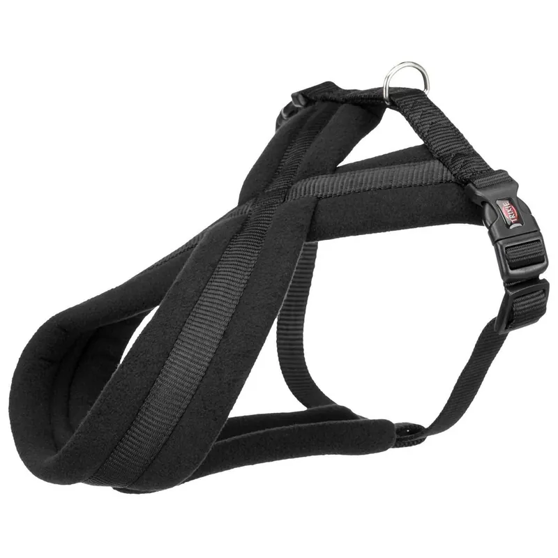 Pouze Dnes TRIXIE Nylonový postroj PREMIUM podšitý - černá XS-S hruď 30-55cm/15mm