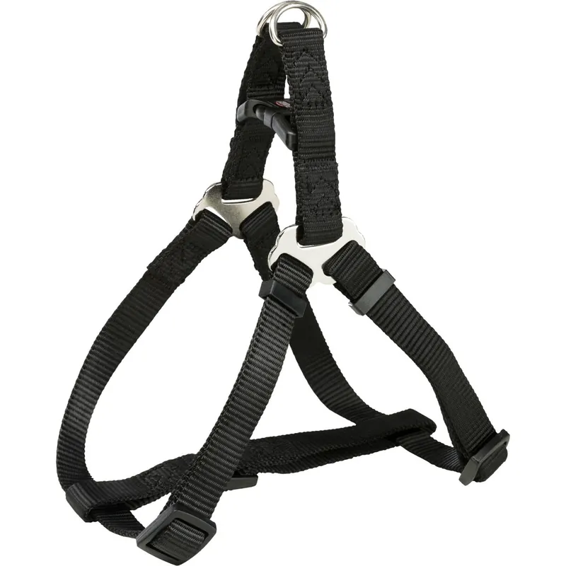 TRIXIE Postroj PREMIUM - černý XL hruď 80-100cm/25mm Akční Nabídka