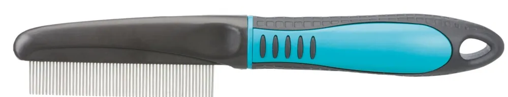 Vysoce Kvalitní TRIXIE Hřeben středně hustý s protiskluzovou rukojetí 22 cm