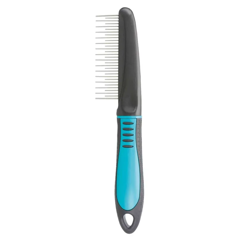 Nízká Cena TRIXIE Plastový hřeben kombinovaný s protiskluzovou rukojetí 22 cm
