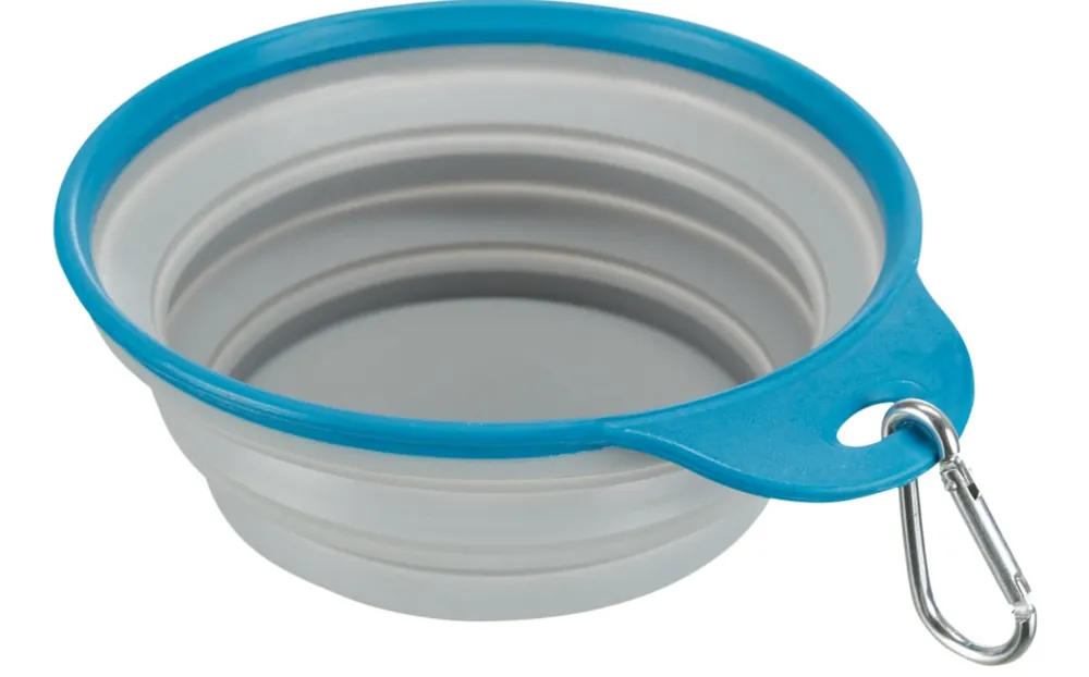 Tovární Cena TRIXIE Cestovní silikonová miska s pevným okrajem 0,5 l/14 cm
