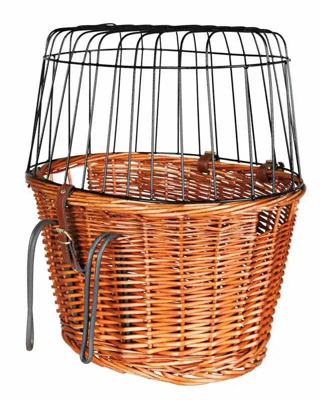 TRIXIE Přepravní koš na kolo s drátěnou kabinou 44x48x33cm, bez polštáře (max. 5 kg) Výhodná Nabídka