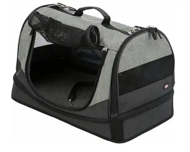 Objednat Nyní TRIXIE Transportní taška-pelíšek HOLLY 50x30x30 cm nylon,černo/šedá (max 15kg)