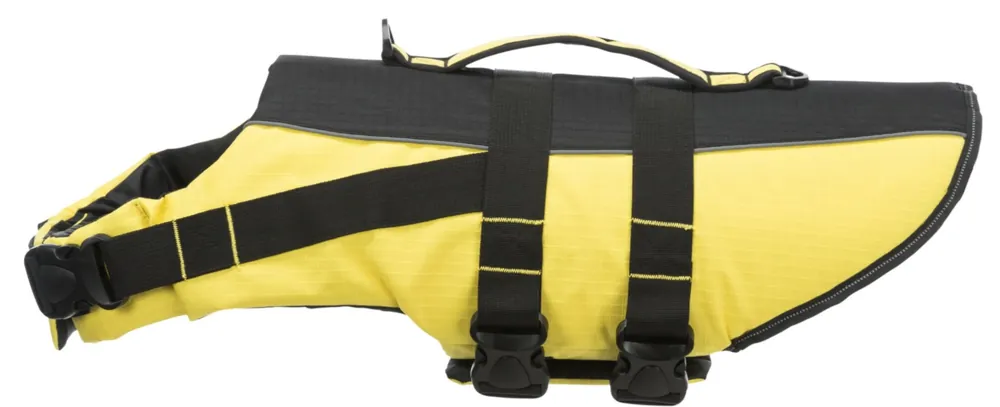 TRIXIE Life Vest plavací vesta pro psa M 45 cm 45-72 cm, do 30kg žluto/černá Výhodná Nabídka