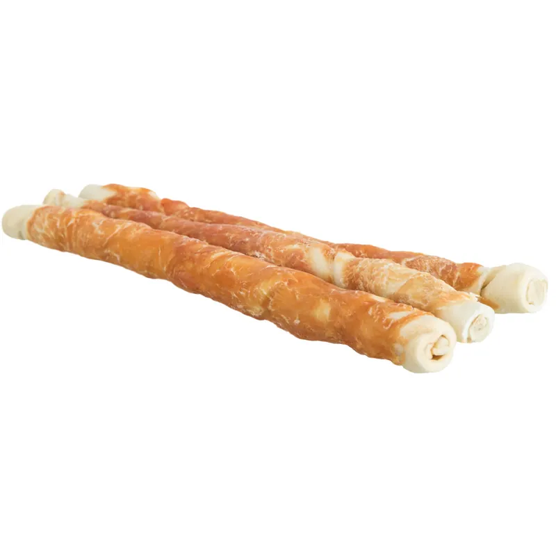 TRIXIE DENTAfun-tyčinka svázaná kuřecím masem 3ks, 28cm/250g Výprodej