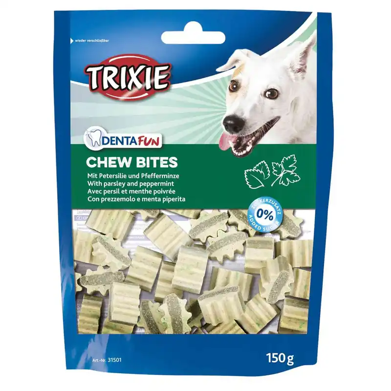 TRIXIE DentaFun CHEW BITES petržel+máta 150 g Vysoce Kvalitní