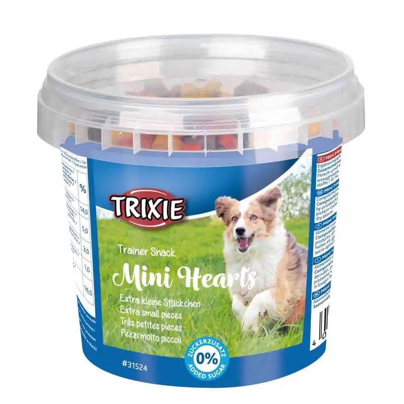 Poslední Šance TRIXIE Trainer snack Mini Hearts 200 g - kuře, jehněčí a losos