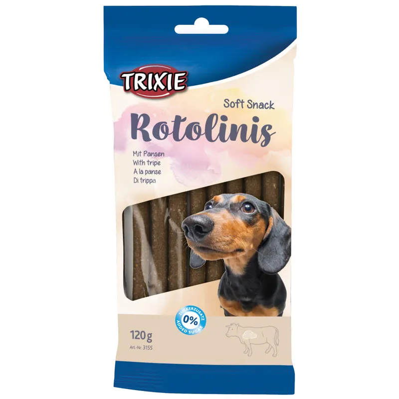 Značkový TRIXIE ROTOLINIS s dršťkami 12 ks, 120g/12cm
