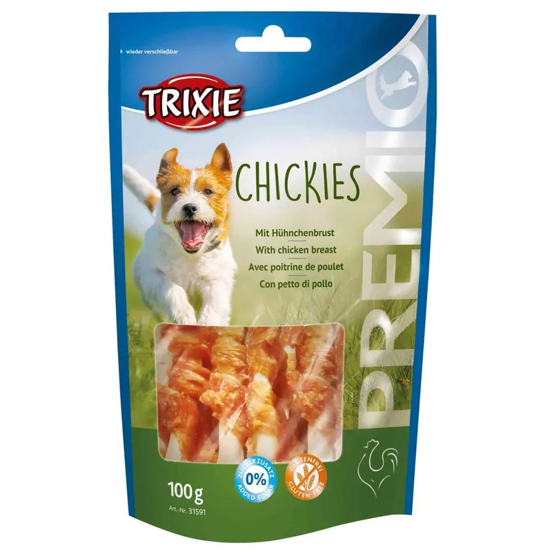 Víkendová Akce TRIXIE Premio CHICKIES Light - kalciové kosti s kuřecím masem 100 g