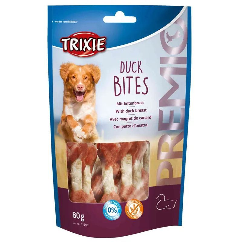 TRIXIE Premio DUCK BITES Light - špalíky s kachním masem 80 g Tovární Cena