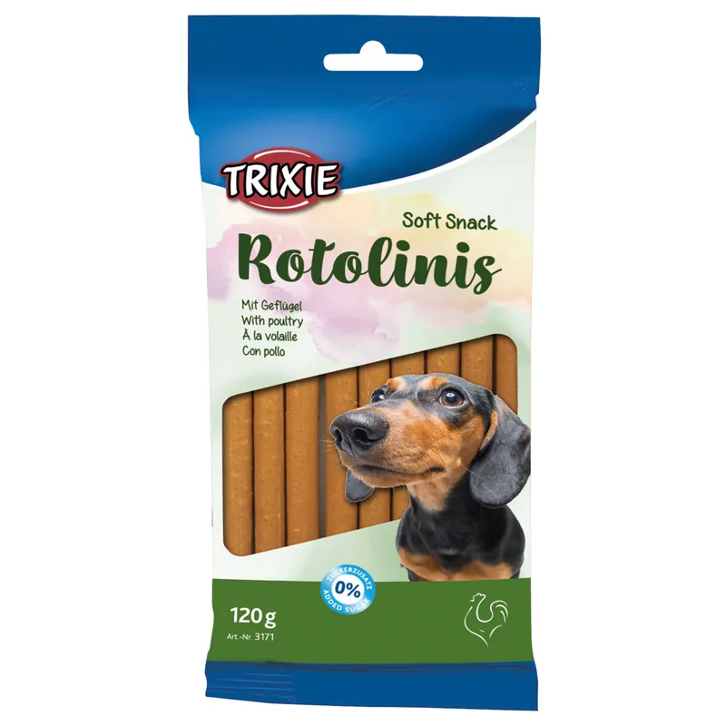 TRIXIE ROTOLINIS drůbeží 12 ks, 120g/12cm Sezónní Sleva