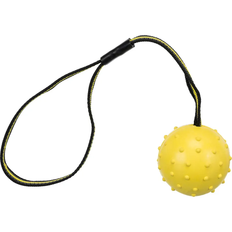 Akční Nabídka TRIXIE SPORTING míč tvrdý na nylon.pásku, přírodní guma 6 cm/35 cm
