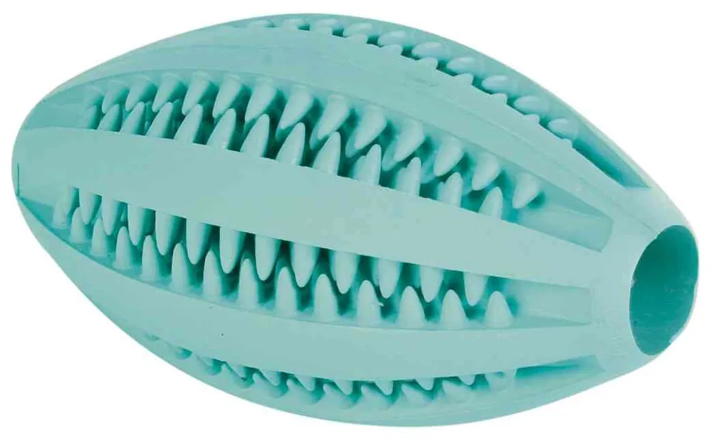 Nejprodávanější TRIXIE DENTAfun RUGBY míč s mátou 11cm